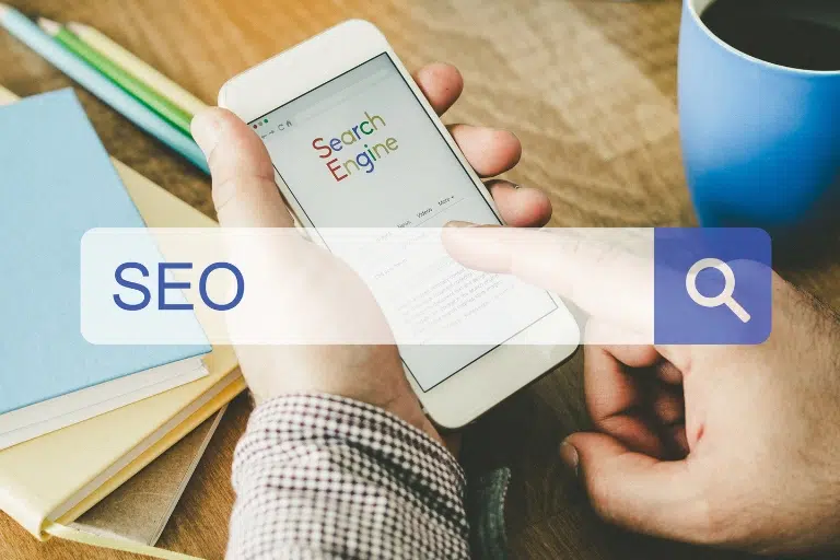 SEO in a search bar