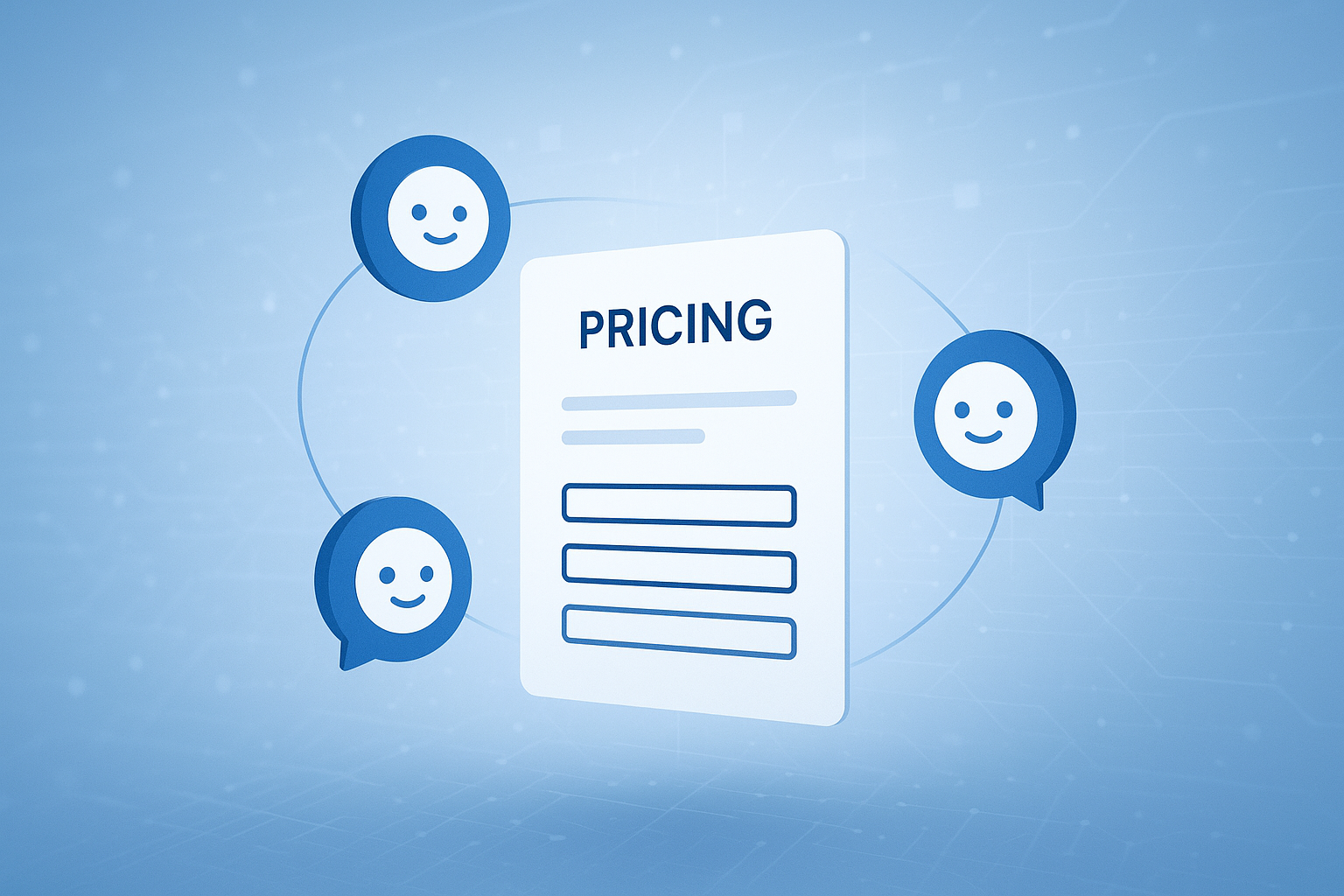 AI system extracting pricing data from B2B service pricing page for citation in search results